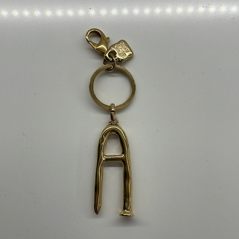 Letter A keychain